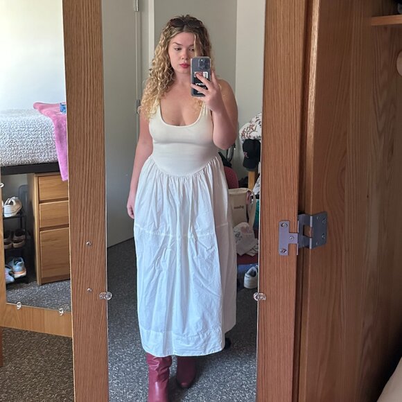 Free People White Maxi Dress - Picture 3 of 5